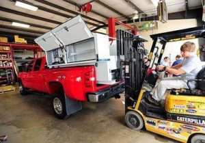 Load'N'Go, Fleetwest transferable service body, pickup work truck